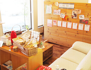 ゆっくり相談ができるソファー